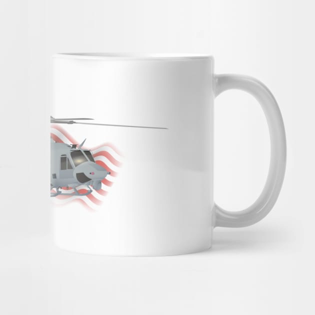 Patriotic UH-1Y Venom Helicopter by NorseTech